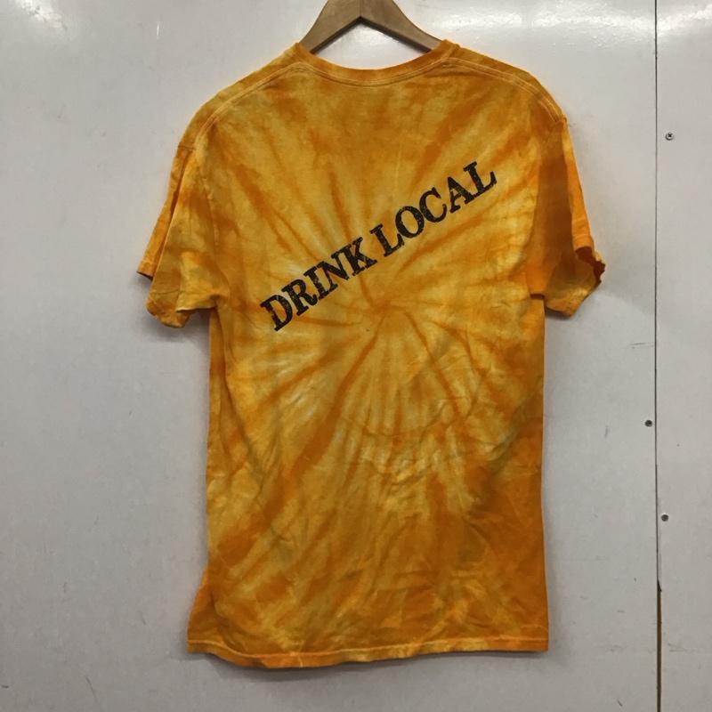 古着 USED Tシャツ 半袖 半袖カットソー プリントTシャツ クルーネックカットソー M プリント 橙 / オレンジ / orange メンズ USED 古着 中古 10158601