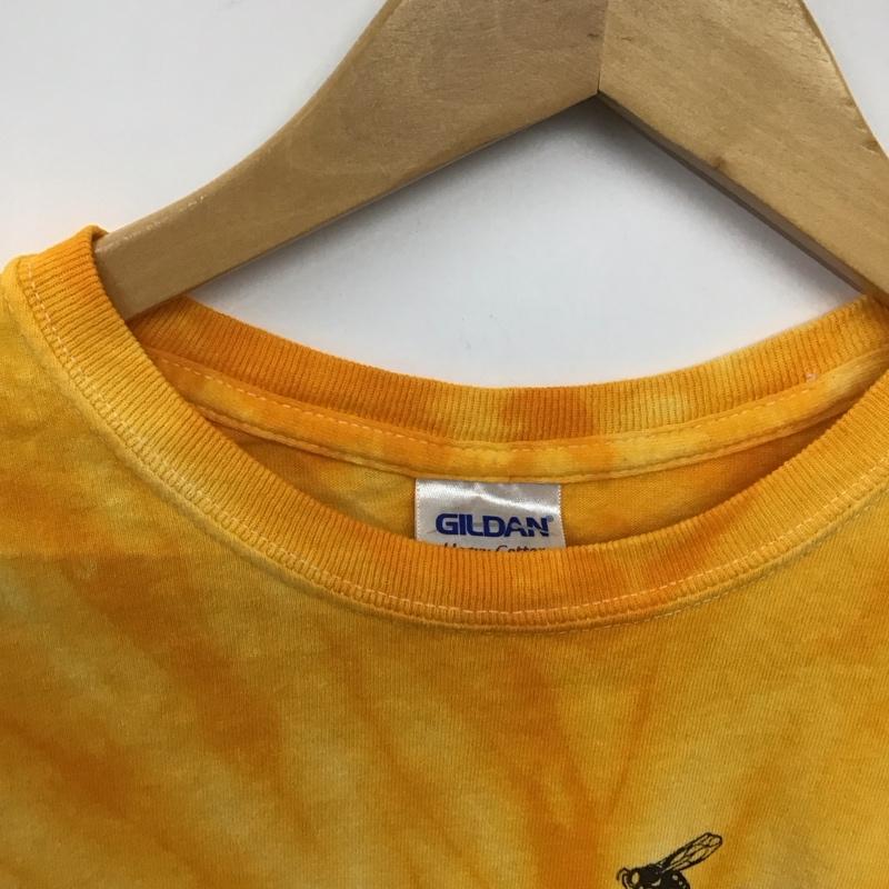 古着 USED Tシャツ 半袖 半袖カットソー プリントTシャツ クルーネックカットソー M プリント 橙 / オレンジ / orange メンズ USED 古着 中古 10158601