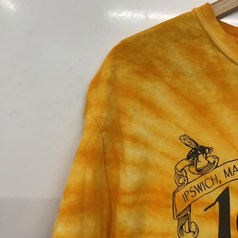 古着 USED Tシャツ 半袖 半袖カットソー プリントTシャツ クルーネックカットソー M プリント 橙 / オレンジ / orange メンズ USED 古着 中古 10158601