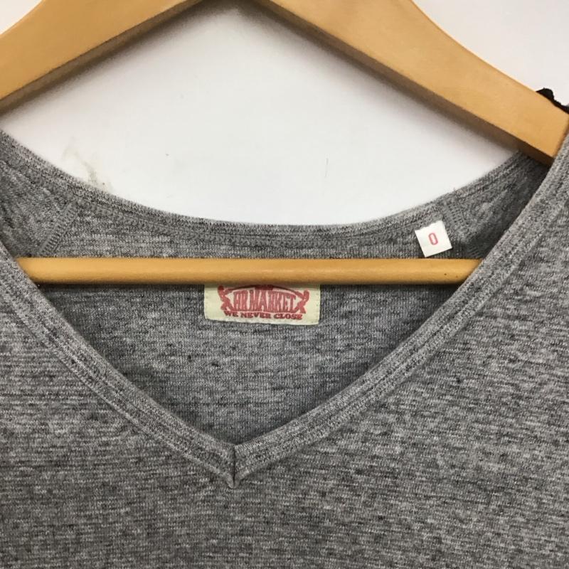 ハリウッドランチマーケット H.R MARKET Tシャツ 半袖 XS 無地 灰 / グレー / gray レディース USED 古着 中古 10158602