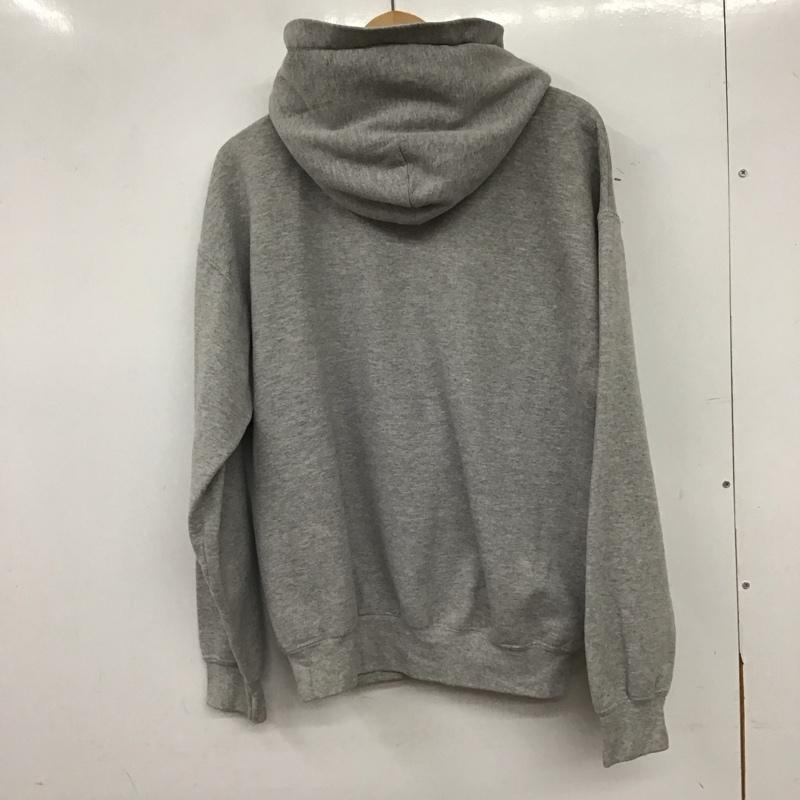 古着 USED パーカー 長袖 長袖トレーナー スウェット クルーネック プルオーバー M ロゴ、文字 灰 / グレー / gray メンズ USED 古着 中古 10158603