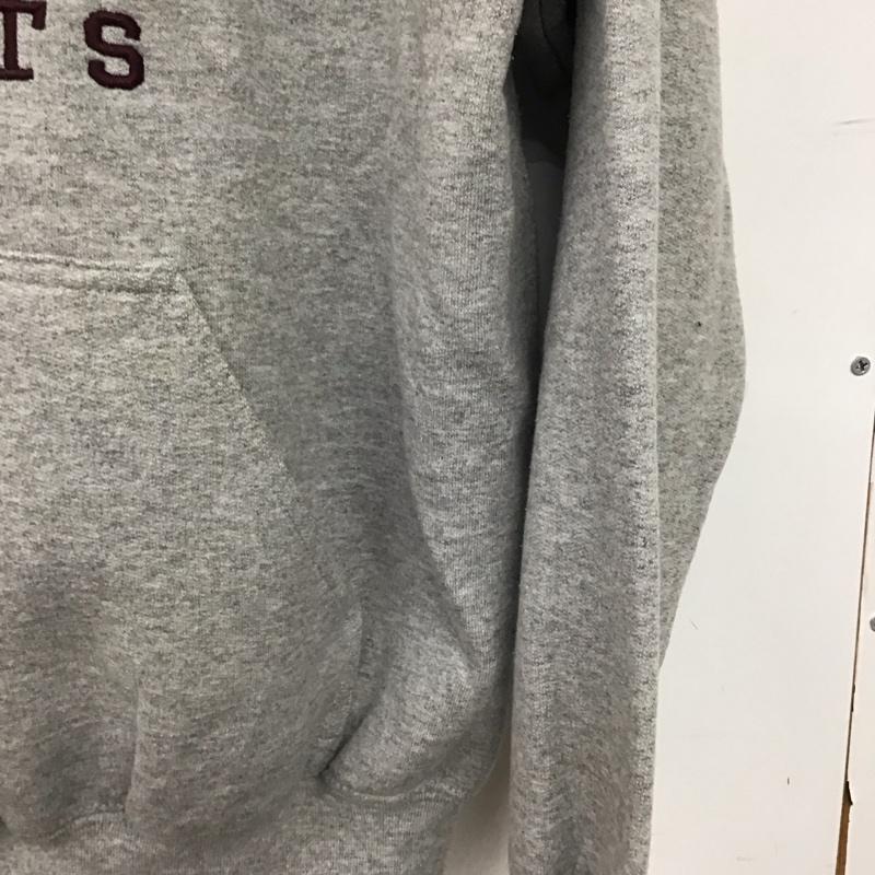 古着 USED パーカー 長袖 長袖トレーナー スウェット クルーネック プルオーバー M ロゴ、文字 灰 / グレー / gray メンズ USED 古着 中古 10158603