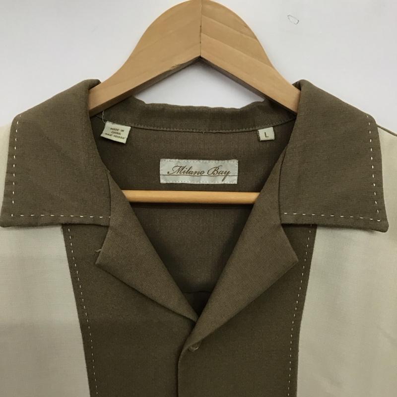 古着 USED シャツ、ブラウス 半袖 半袖シャツ 無地シャツ L 無地 マルチカラー / マルチカラー / multicolor メンズ USED 古着 中古 10158605
