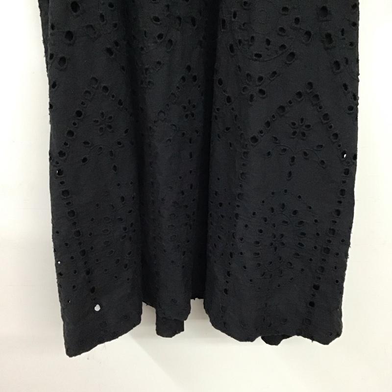 スライ SLY カットソー 半袖 030esz30-6440 STANDGATHERCOTTONLACEチュニック FREE 総柄 紺 / ネイビー / navy レディース USED 古着 中古 10158610