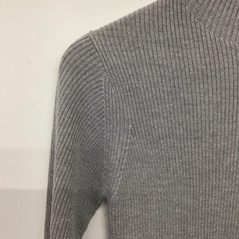 ユナイテッドアローズグリーンレーベルリラクシング UNITED ARROWS green label relaxing ニット、セーター 長袖 長袖ニットカットソー セーター  灰 / グレー / gray レディース USED 古着 中古 10158613