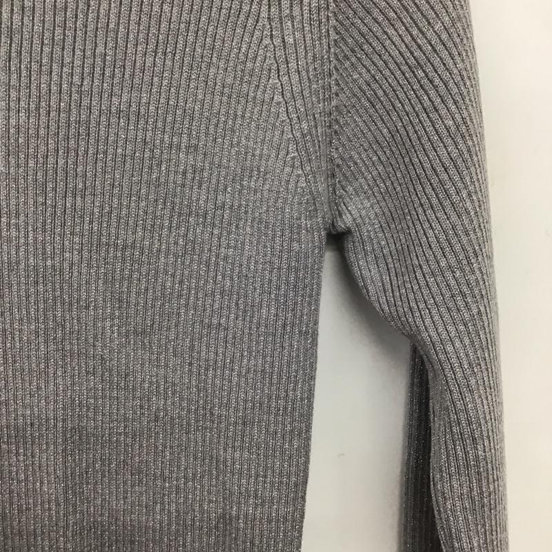 ユナイテッドアローズグリーンレーベルリラクシング UNITED ARROWS green label relaxing ニット、セーター 長袖 長袖ニットカットソー セーター  灰 / グレー / gray レディース USED 古着 中古 10158613