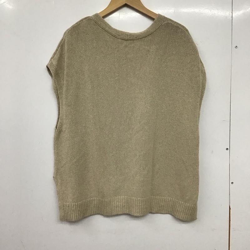 シンプリシテェ Simplicite ベスト ベスト ベスト プルオーバー ノースリーブカットソー 無地 ベージュ / ベージュ / beige レディース USED 古着 中古 10158614