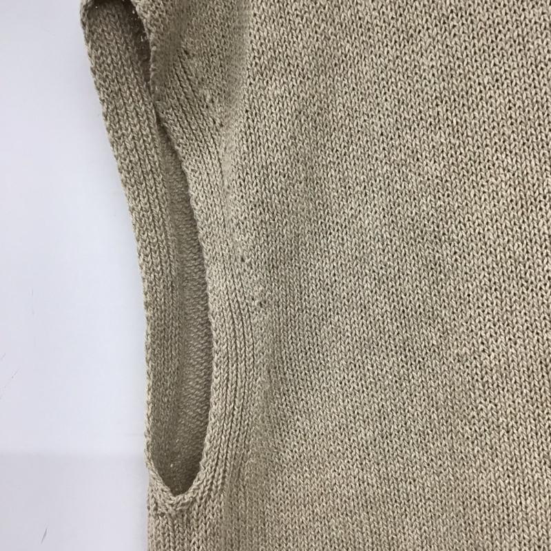 シンプリシテェ Simplicite ベスト ベスト ベスト プルオーバー ノースリーブカットソー 無地 ベージュ / ベージュ / beige レディース USED 古着 中古 10158614