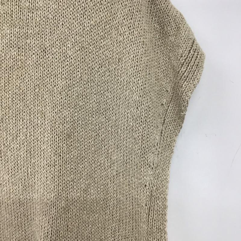 シンプリシテェ Simplicite ベスト ベスト ベスト プルオーバー ノースリーブカットソー 無地 ベージュ / ベージュ / beige レディース USED 古着 中古 10158614
