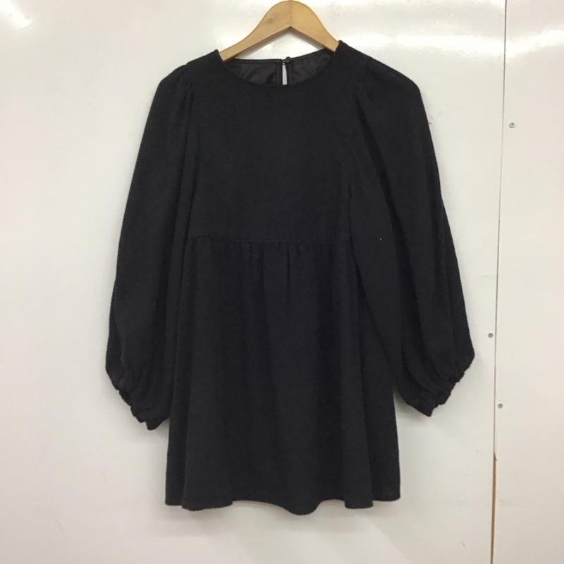 グリーンレーベルリラクシング green label relaxing カットソー 長袖 長袖カットソー チュニック 無地 紺 / ネイビー / navy レディース USED 古着 中古 10158615