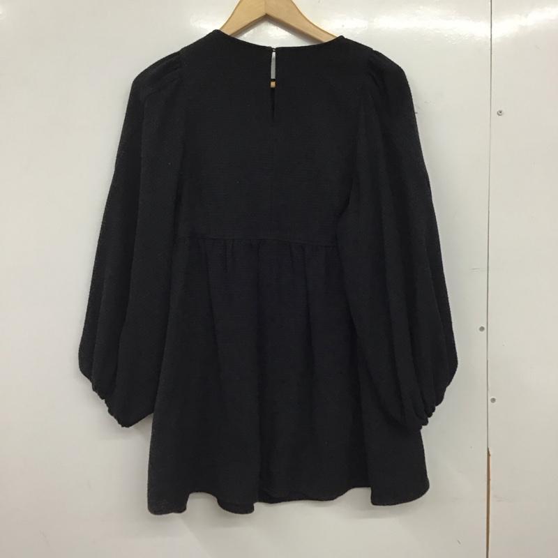 グリーンレーベルリラクシング green label relaxing カットソー 長袖 長袖カットソー チュニック 無地 紺 / ネイビー / navy レディース USED 古着 中古 10158615