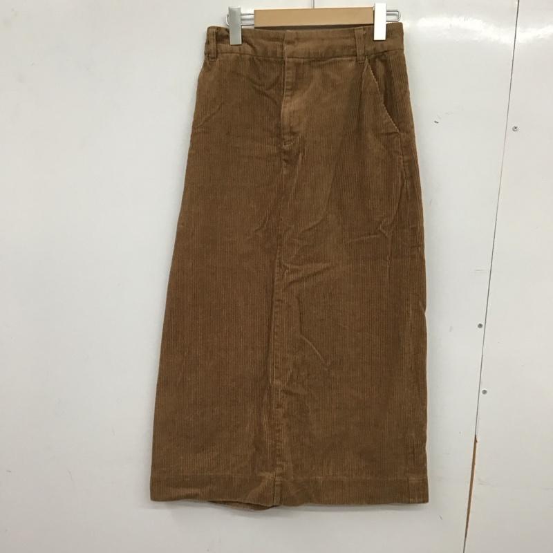 ローリーズファーム LOWRYS FARM スカート ロングスカート ロングスカート コーデュロイスカート M 無地 茶 / ブラウン / brown レディース USED 古着 中古 10158618