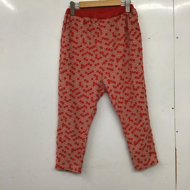 マーブルシュッド marble sud パンツ ワークパンツ、ペインターパンツ 七分丈パンツ ショートパンツ ワイドパンツ プリント 赤 / レッド / red レディース USED 古着 中古 10158621