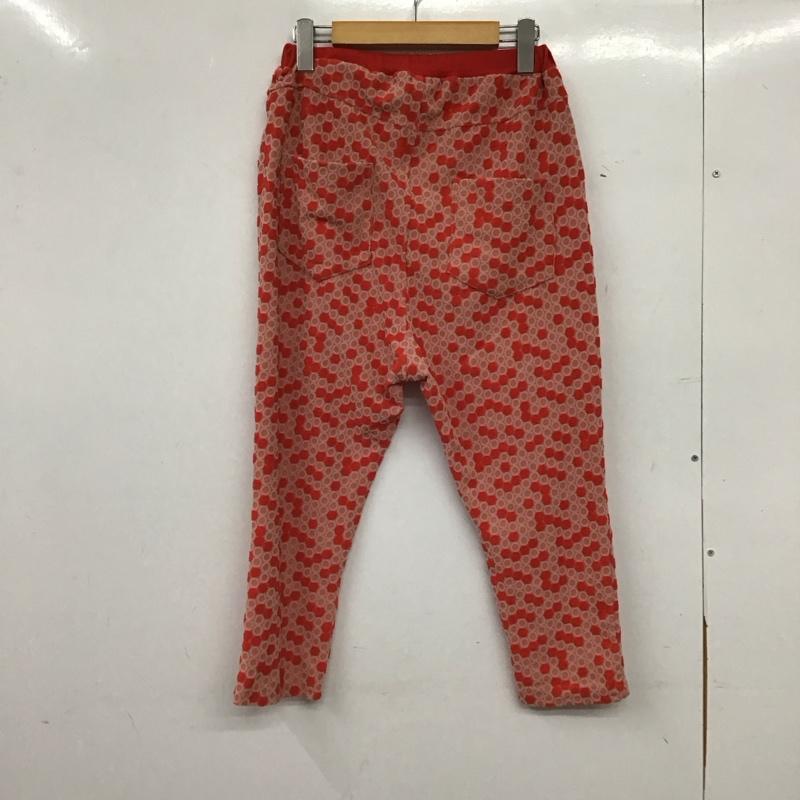 マーブルシュッド marble sud パンツ ワークパンツ、ペインターパンツ 七分丈パンツ ショートパンツ ワイドパンツ プリント 赤 / レッド / red レディース USED 古着 中古 10158621