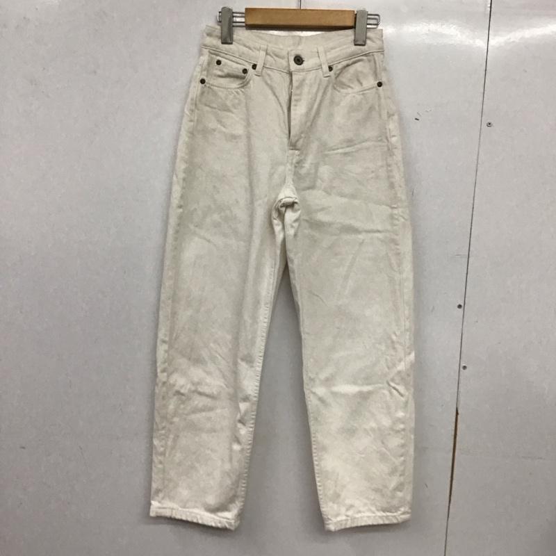 ザラ ZARA パンツ デニム、ジーンズ デニムパンツ スリムパンツ カジュアルパンツ 32インチ 無地 白 / ホワイト / white レディース USED 古着 中古 10158622