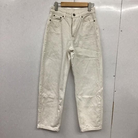 ザラ ZARA パンツ デニム、ジーンズ デニムパンツ スリムパンツ カジュアルパンツ 32インチ 無地 白 / ホワイト / white レディース USED 古着 中古 10158622