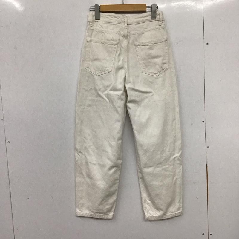ザラ ZARA パンツ デニム、ジーンズ デニムパンツ スリムパンツ カジュアルパンツ 32インチ 無地 白 / ホワイト / white レディース USED 古着 中古 10158622