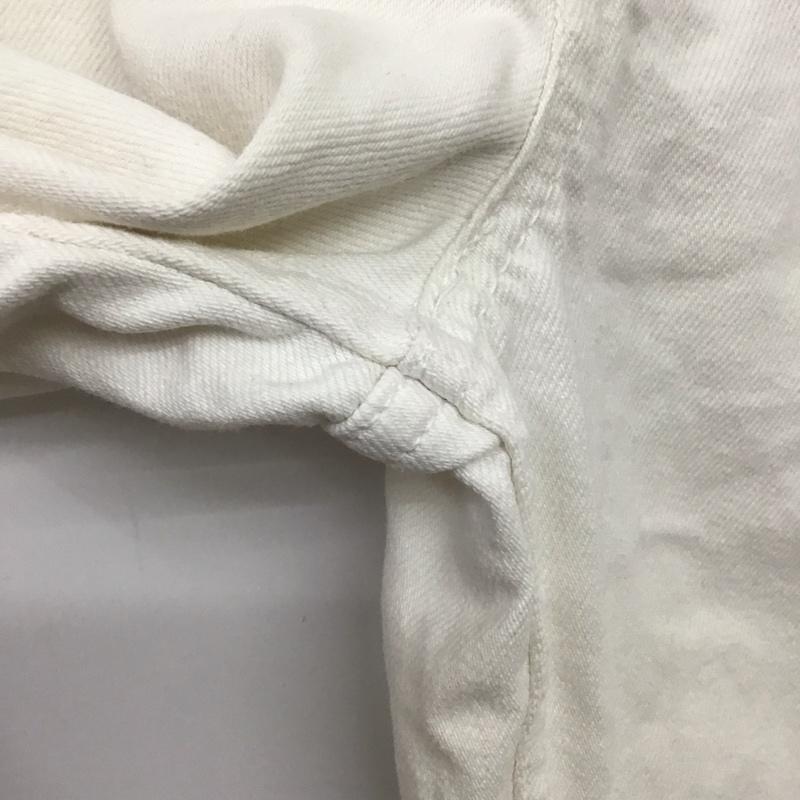 ザラ ZARA パンツ デニム、ジーンズ デニムパンツ スリムパンツ カジュアルパンツ 32インチ 無地 白 / ホワイト / white レディース USED 古着 中古 10158622