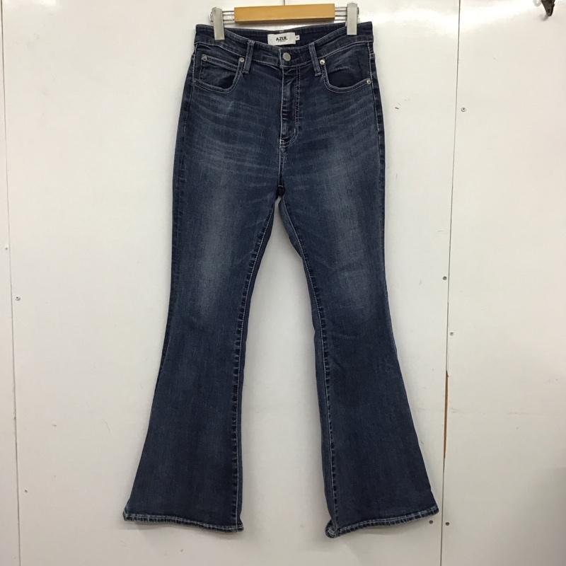 アズールバイマウジー AZUL BY MOUSSY パンツ デニム、ジーンズ デニムパンツ スリムパンツ カジュアルパンツ ストレッチパンツ M 無地 インディゴ / インディゴ / Indigo レディース USED 古着 中古 10158624