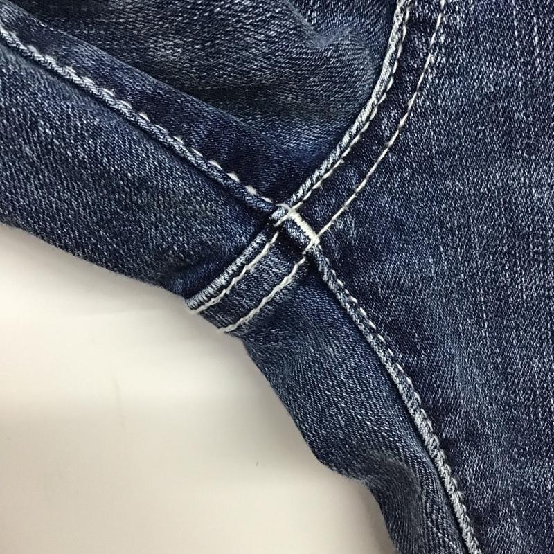 アズールバイマウジー AZUL BY MOUSSY パンツ デニム、ジーンズ デニムパンツ スリムパンツ カジュアルパンツ ストレッチパンツ M 無地 インディゴ / インディゴ / Indigo レディース USED 古着 中古 10158624