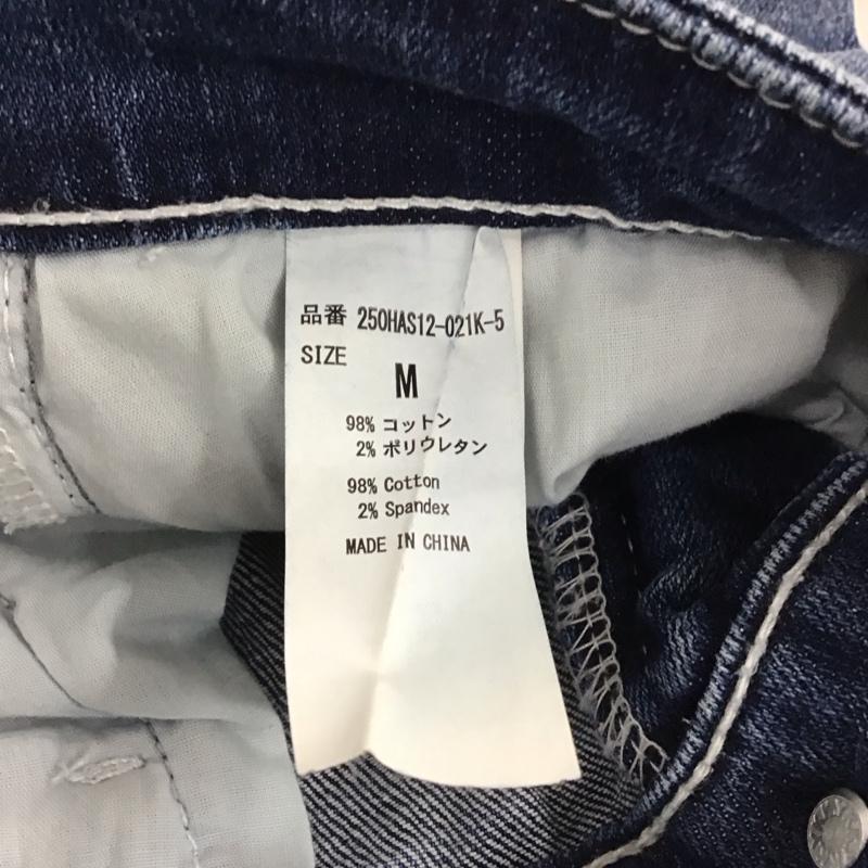 アズールバイマウジー AZUL BY MOUSSY パンツ デニム、ジーンズ デニムパンツ スリムパンツ カジュアルパンツ ストレッチパンツ M 無地 インディゴ / インディゴ / Indigo レディース USED 古着 中古 10158624