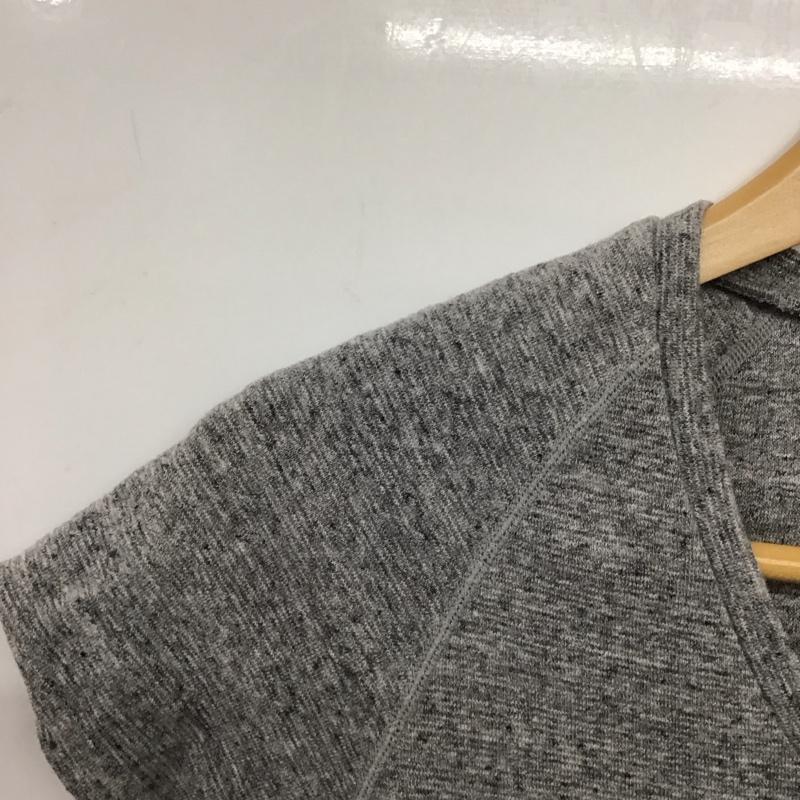 ハリウッドランチマーケット H.R MARKET Tシャツ 半袖 半袖カットソー 無地Tシャツ Vネックカットソー 1 無地 灰 / グレー / gray レディース USED 古着 中古 10158626