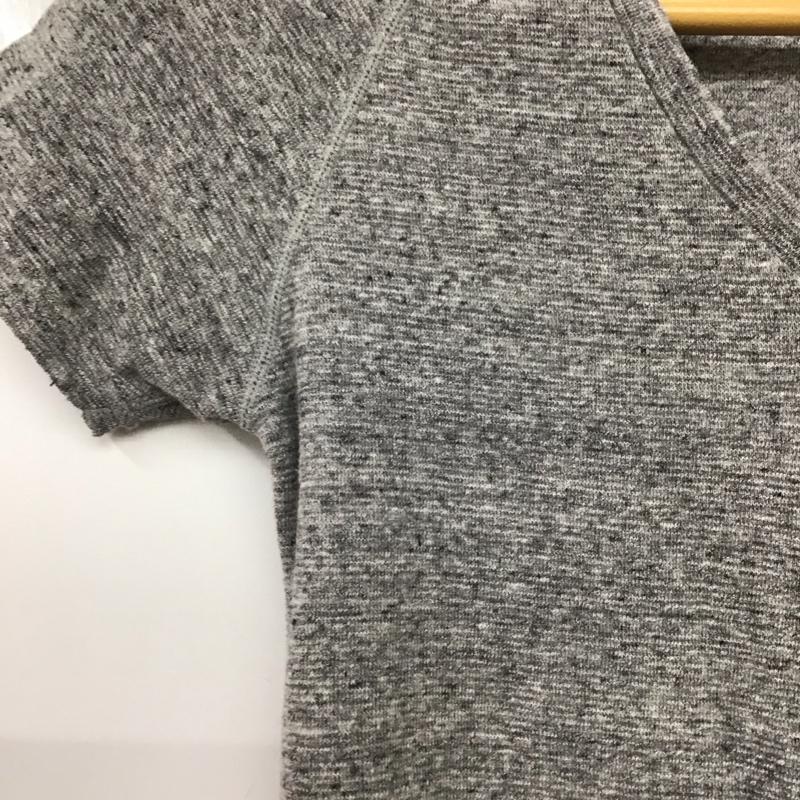 ハリウッドランチマーケット H.R MARKET Tシャツ 半袖 半袖カットソー 無地Tシャツ Vネックカットソー 1 無地 灰 / グレー / gray レディース USED 古着 中古 10158626