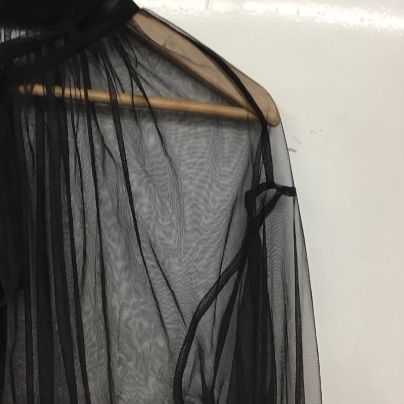 フリークスストア FREAK S STORE シャツ、ブラウス 長袖 長袖シャツ シアーシャツ FREE 無地 黒 / ブラック / black レディース USED 古着 中古 10158627