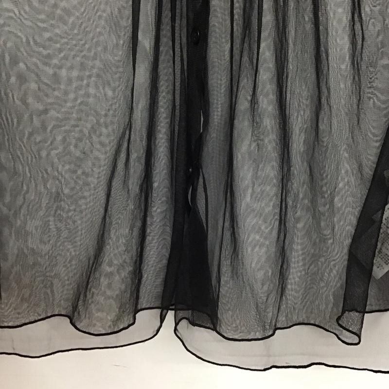フリークスストア FREAK S STORE シャツ、ブラウス 長袖 長袖シャツ シアーシャツ FREE 無地 黒 / ブラック / black レディース USED 古着 中古 10158627