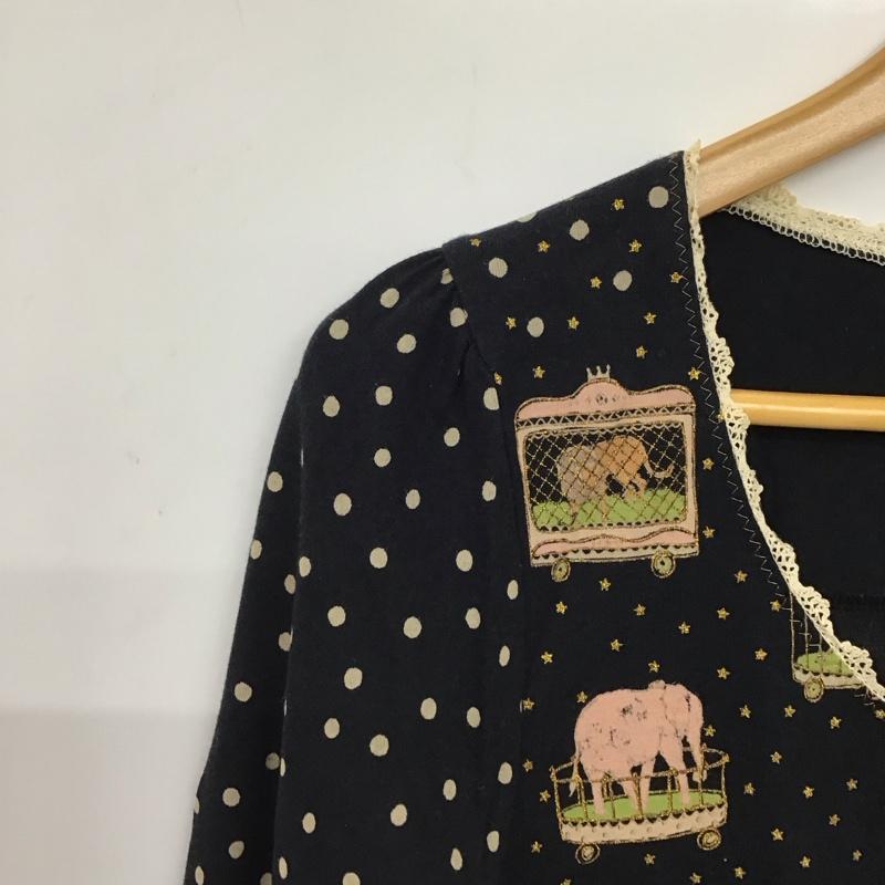 シェリーラファム cherir la femme ワンピース ひざ丈スカート 長袖ロングワンピース タイトスカート M プリント マルチカラー / マルチカラー / multicolor レディース USED 古着 中古 10158629