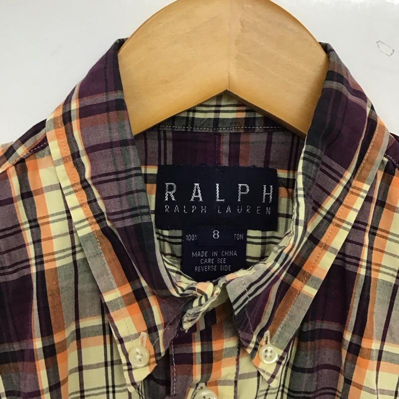 ラルフローレン RALPHLAUREN シャツ、ブラウス 半袖 半袖シャツ チェックシャツ カラーシャツ 8 チェック マルチカラー / マルチカラー / multicolor レディース USED 古着 中古 10158630