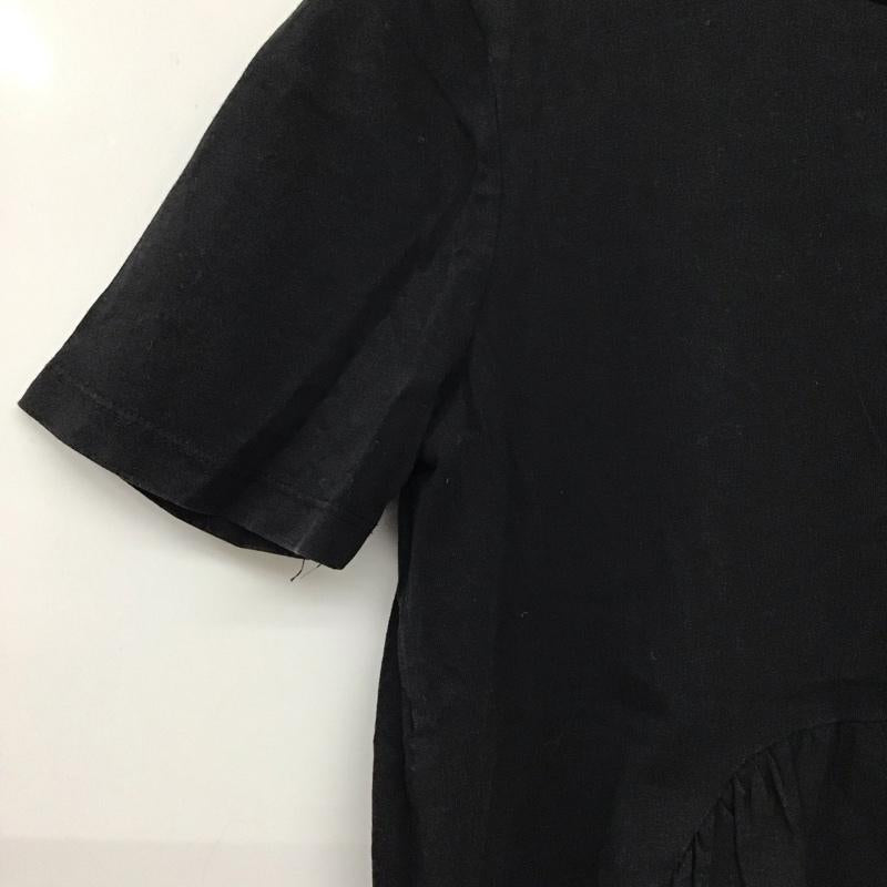 ザラ ZARA Tシャツ 半袖 半袖カットソー 無地Tシャツ クルーネックカットソー S 無地 黒 / ブラック / black レディース USED 古着 中古 10158632