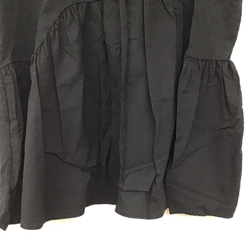 ザラ ZARA Tシャツ 半袖 半袖カットソー 無地Tシャツ クルーネックカットソー S 無地 黒 / ブラック / black レディース USED 古着 中古 10158632