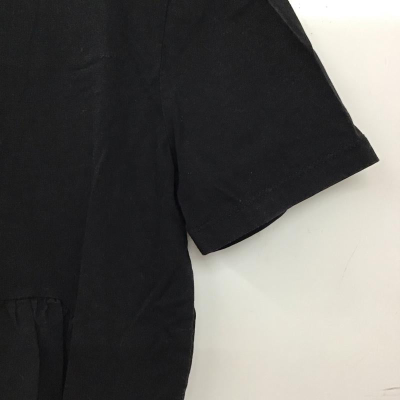 ザラ ZARA Tシャツ 半袖 半袖カットソー 無地Tシャツ クルーネックカットソー S 無地 黒 / ブラック / black レディース USED 古着 中古 10158632
