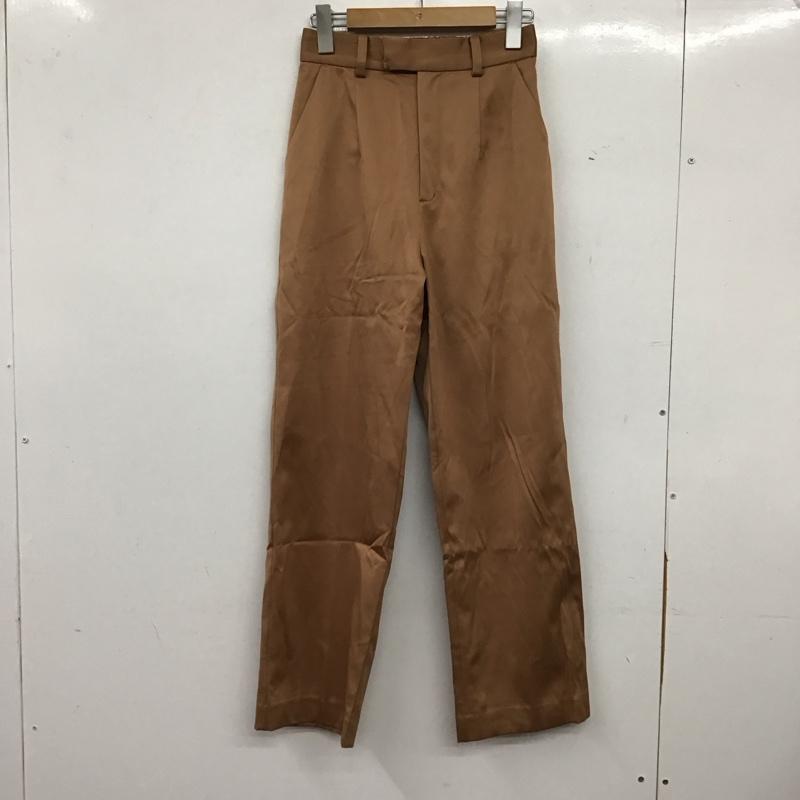 スライ SLY パンツ スラックス 030daz31-6000 SHINYHWパンツ 1 無地 キャメル / キャメル / レディース USED 古着 中古 10158642