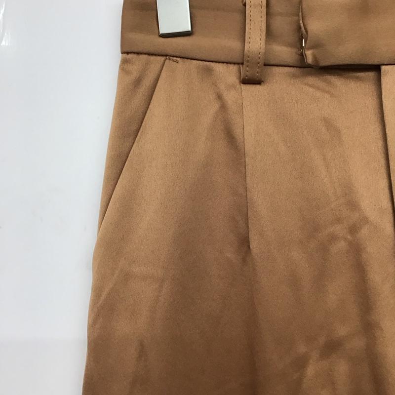 スライ SLY パンツ スラックス 030daz31-6000 SHINYHWパンツ 1 無地 キャメル / キャメル / レディース USED 古着 中古 10158642