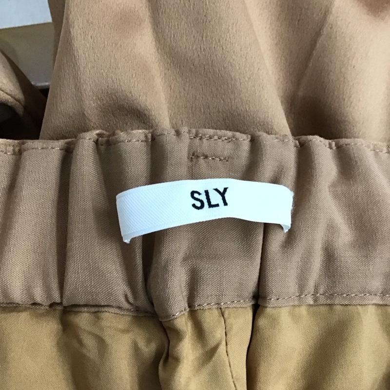 スライ SLY パンツ スラックス 030daz31-6000 SHINYHWパンツ 1 無地 キャメル / キャメル / レディース USED 古着 中古 10158642