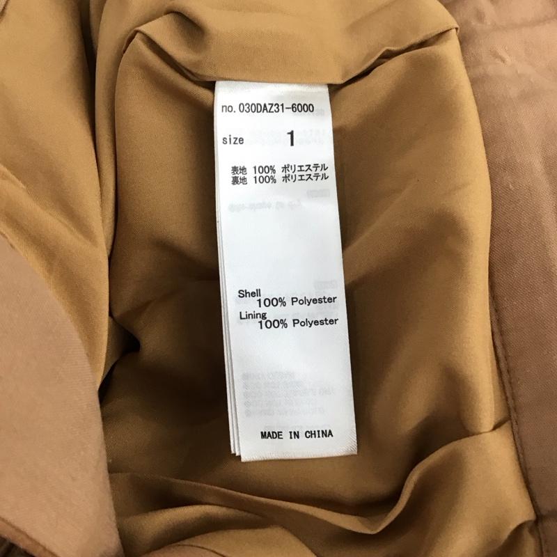 スライ SLY パンツ スラックス 030daz31-6000 SHINYHWパンツ 1 無地 キャメル / キャメル / レディース USED 古着 中古 10158642