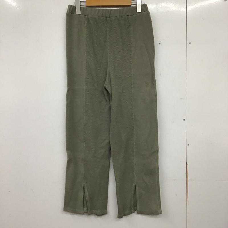 フリークスストア FREAK S STORE パンツ ワークパンツ、ペインターパンツ ワークパンツ ワイドパンツ カジュアルパンツ FREE 無地 カーキ / カーキ / khaki レディース USED 古着 中古 10158643