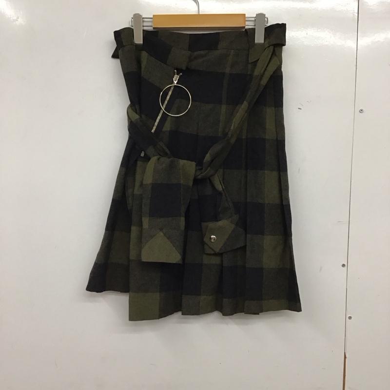 ザラ ZARA スカート ミニスカート ミニスカート フレアスカート XS チェック マルチカラー / マルチカラー / multicolor レディース USED 古着 中古 10158645