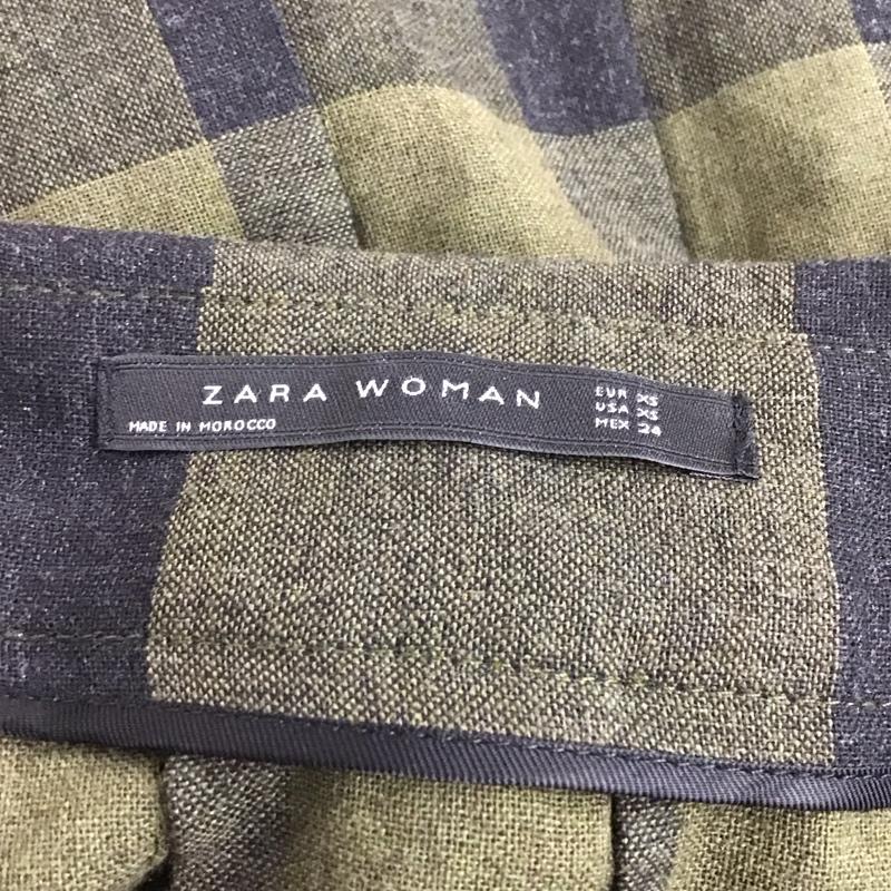 ザラ ZARA スカート ミニスカート ミニスカート フレアスカート XS チェック マルチカラー / マルチカラー / multicolor レディース USED 古着 中古 10158645