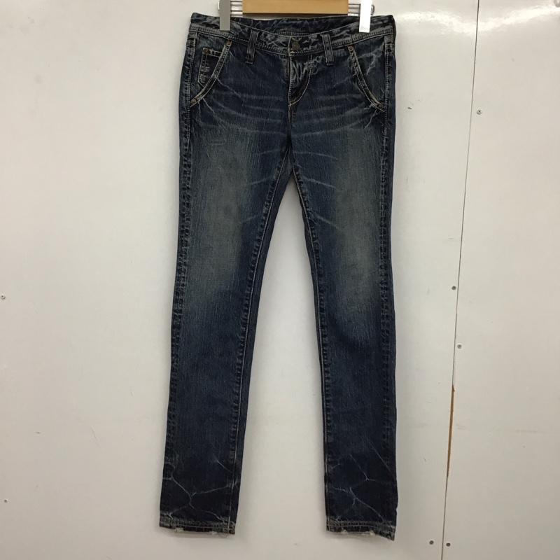 ジョンブル Johnbull パンツ デニム、ジーンズ デニムパンツ スリムパンツ カジュアルパンツ M 無地 インディゴ / インディゴ / Indigo レディース USED 古着 中古 10158646