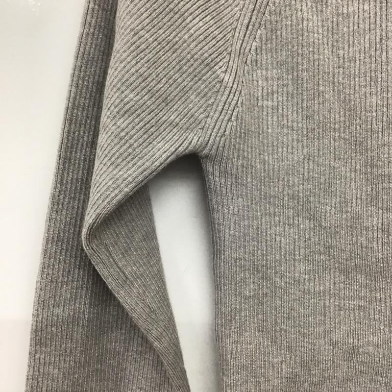 ヘザー Heather ニット、セーター 長袖 2wayフレアリブニット FREE 無地 灰 / グレー / gray レディース USED 古着 中古 10158649