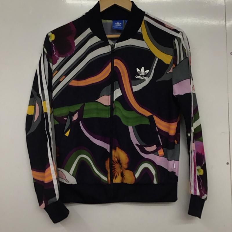 アディダス adidas ジャケット、上着 ジャンパー、ブルゾン ジップアップジャケット アウター ジャージ M プリント マルチカラー / マルチカラー / multicolor レディース USED 古着 中古 10158650