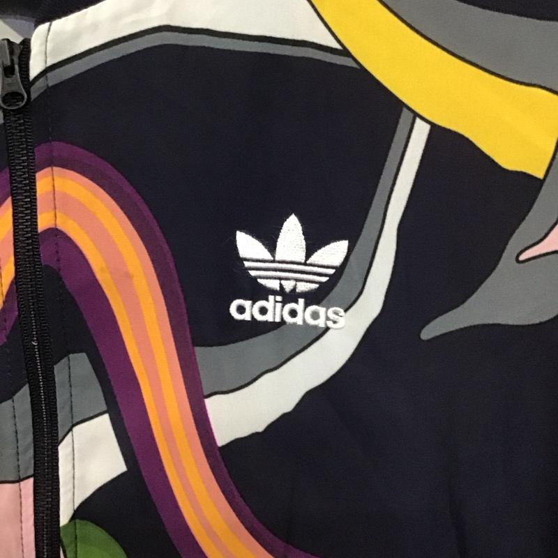アディダス adidas ジャケット、上着 ジャンパー、ブルゾン ジップアップジャケット アウター ジャージ M プリント マルチカラー / マルチカラー / multicolor レディース USED 古着 中古 10158650