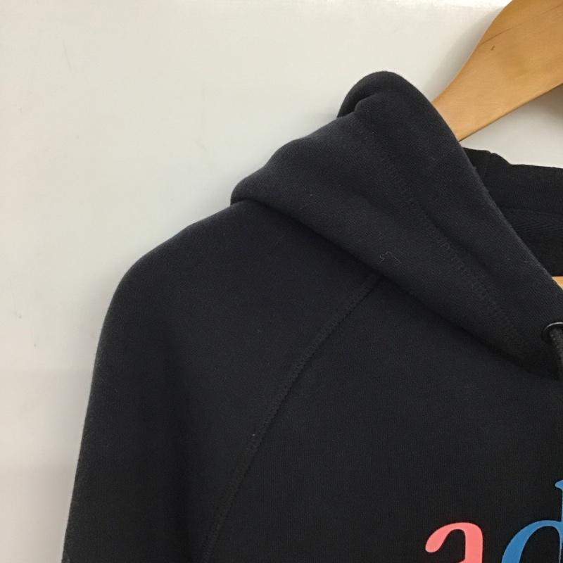 アディダスオリジナルス adidas originals パーカー 長袖 長袖パーカー プルオーバーパーカー スウェット M ロゴ、文字 黒 / ブラック / black レディース USED 古着 中古 10158652