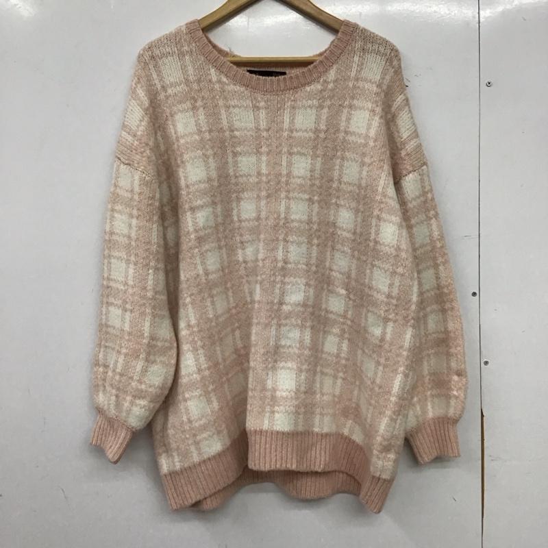 ヘザー Heather ニット、セーター 長袖 長袖ニットカットソー クルーネック セーター FREE プリント マルチカラー / マルチカラー / multicolor レディース USED 古着 中古 10158653