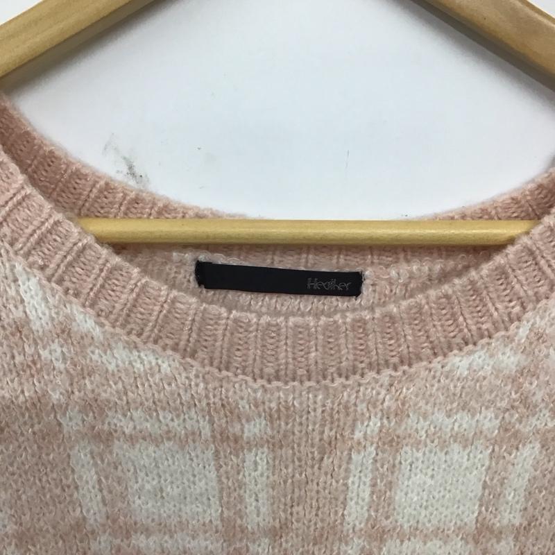 ヘザー Heather ニット、セーター 長袖 長袖ニットカットソー クルーネック セーター FREE プリント マルチカラー / マルチカラー / multicolor レディース USED 古着 中古 10158653