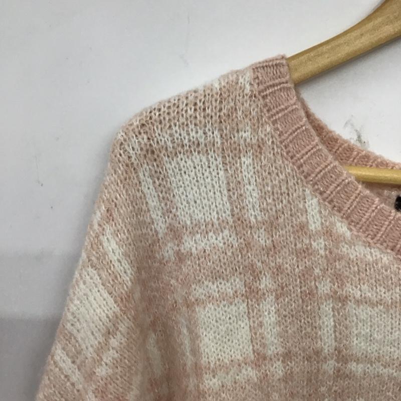 ヘザー Heather ニット、セーター 長袖 長袖ニットカットソー クルーネック セーター FREE プリント マルチカラー / マルチカラー / multicolor レディース USED 古着 中古 10158653