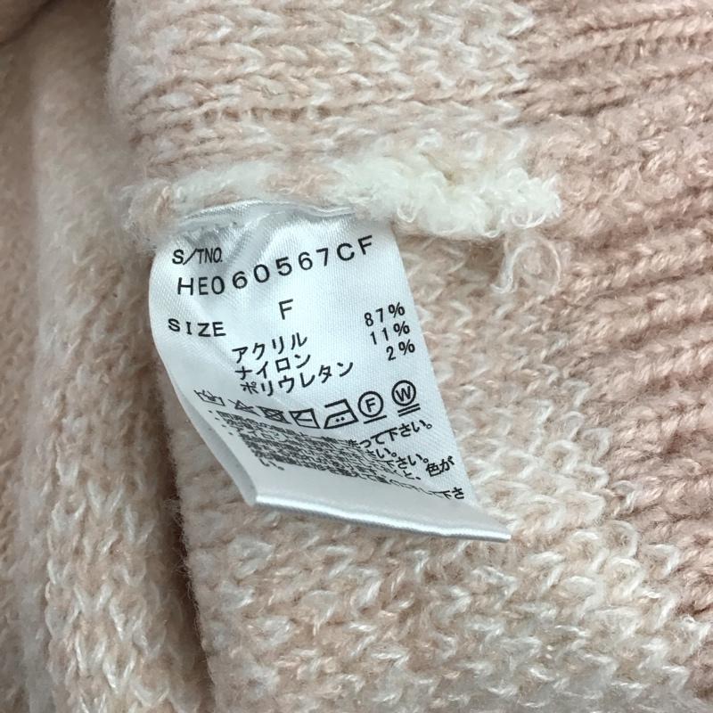 ヘザー Heather ニット、セーター 長袖 長袖ニットカットソー クルーネック セーター FREE プリント マルチカラー / マルチカラー / multicolor レディース USED 古着 中古 10158653